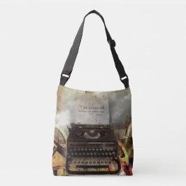Steampunk Shakespeare Quote Bag Tragetaschen Mit Langen Trägern