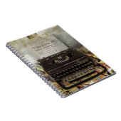 Steampunk Shakespeare Quote Hardcover-Notebook Notizblock (Rechte Seite)