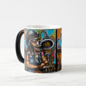 Steampunk Shivaree Shake Verwandlungstasse (Vorderseite Links)