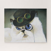 Steampunk Siamese Persian Cat Puzzle (Horizontal)