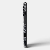 Steampunk Silver Gears Case-Mate iPhone Hülle (Rückseite / Links)