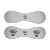 Steampunk Silver Hot Air Ballons mit Schiff Baseball (Paneele)