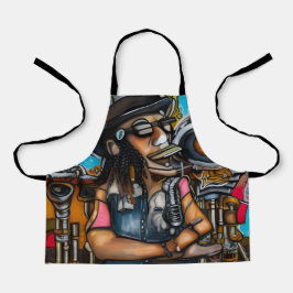 Steampunk Singer in Dreamland Schürze