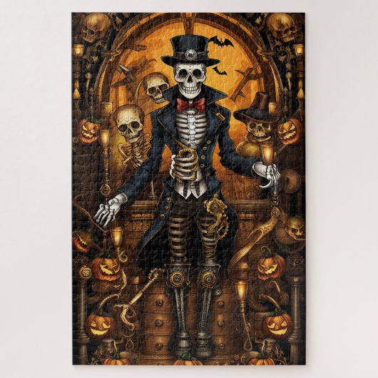 Steampunk Skeleton 2 Puzzle (Vertikal)