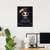 Steampunk Skeleton Art Poster (Heimbüro)