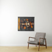 Steampunk Skeleton Art Tapestry Wandteppich (Beispiel (Horizontal))