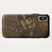 Steampunk Skeleton Gentleman Mobile Cover (Rückseite (Horizontal))