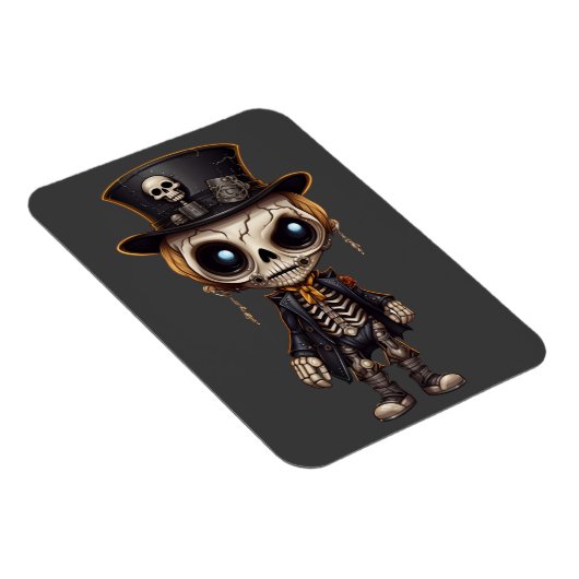 Steampunk Skeleton Magnet (Rechte Seite)