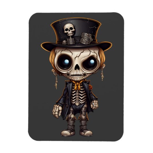 Steampunk Skeleton Magnet (Vertikal)