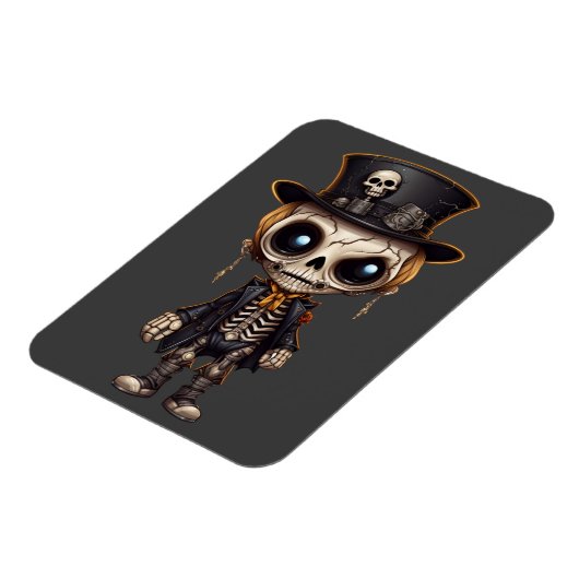 Steampunk Skeleton Magnet (Linke Seite)