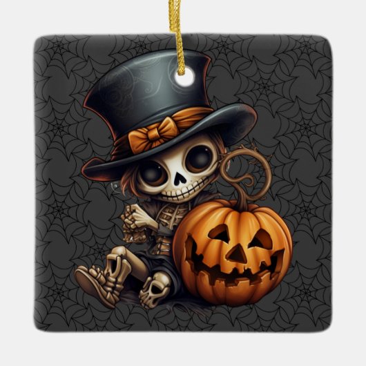 Steampunk Skeleton Ornament (Vorderseite)
