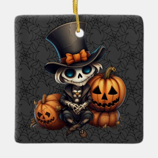 Steampunk Skeleton Ornament (Vorderseite)