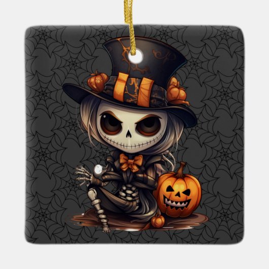 Steampunk Skeleton Ornament (Vorderseite)