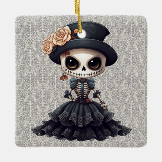 Steampunk Skeleton Ornament (Vorderseite)