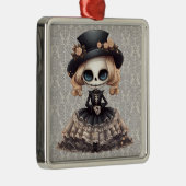 Steampunk Skeleton Ornament Aus Metall (Rechts)
