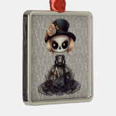 Steampunk Skeleton Ornament Aus Metall (Rechts)