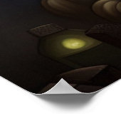 Steampunk Skeleton Poster (Ecke)