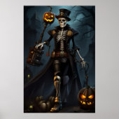 Steampunk Skeleton Poster (Vorne)