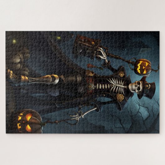Steampunk Skeleton Puzzle (Horizontal)