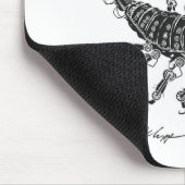 Steampunk Skorpion Mousepad (Ecke)