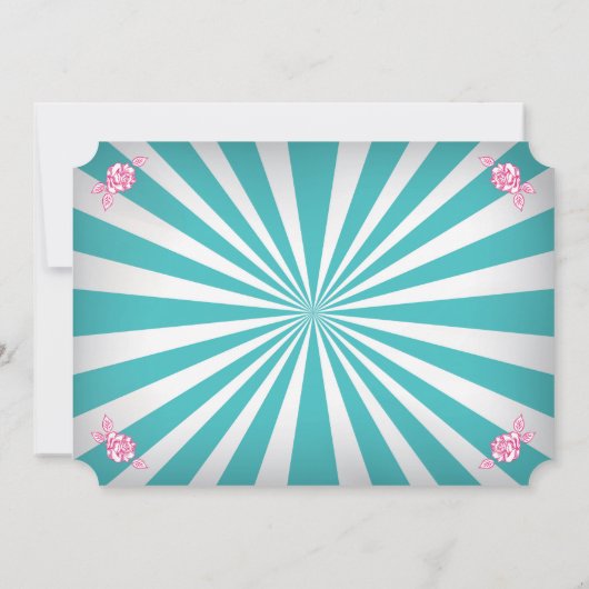 Steampunk Skull Burst Babydusche Einladung (Rückseite)