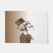 Steampunk Skull Fußmatte (Vorderseite)