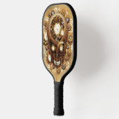 Steampunk Skull Gothic Style Pickleball Schläger (Links)