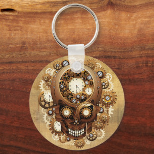 Steampunk Skull Gothic Style Schlüsselanhänger