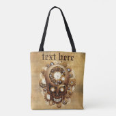 Steampunk Skull Gothic Style Tasche (Rückseite)