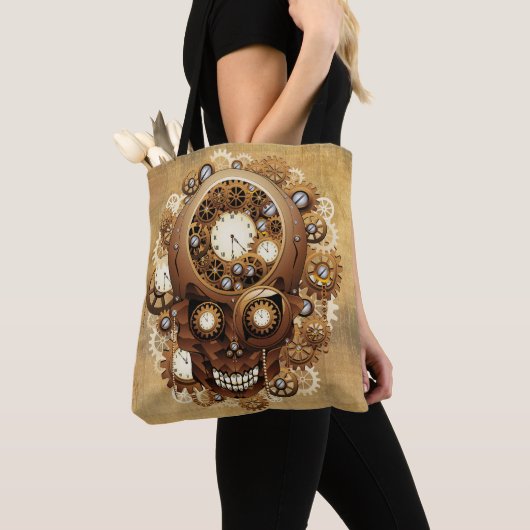 Steampunk Skull Gothic Style Tasche (Von Nahem)