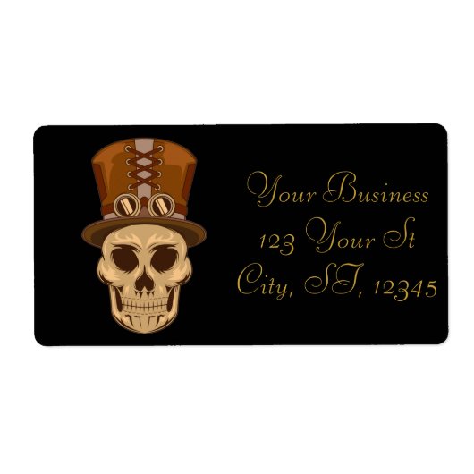 Steampunk Skull in Top Hat Thunder_Cove (Vorne)