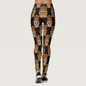 Steampunk Skull in Top Hat Thunder_Cove Leggings (Rückseite)