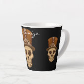 Steampunk Skull in Top Hat Thunder_Cove Milchtasse (Rechte Ecke)