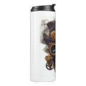 Steampunk Skull Motor Thermosbecher (Nach links gedreht)