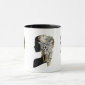 Steampunk-Skulptur - Art Trendy Tasse (Zentrum)