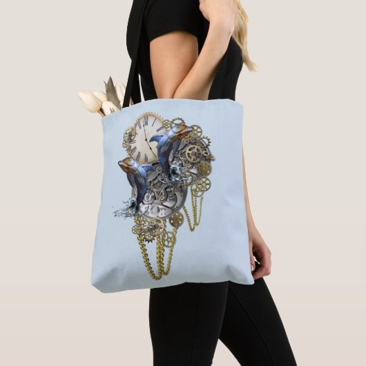 Steampunk - Skulptur Tasche (Von Nahem)