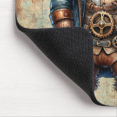 Steampunk Sloth Mousepad (Ecke)