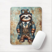 Steampunk Sloth Mousepad (Mit Mouse)