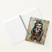 Steampunk Sloth Spiral Notebook Notizblock (Innenseite)