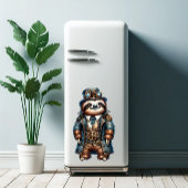 Steampunk Sloth Transparenter Aufkleber