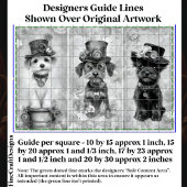 Steampunk Small Niedlich Dog Portraits DK9LF Decou Seidenpapier