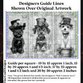 Steampunk Small Niedlich Dog Portraits DK9RF Decou Seidenpapier