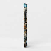 Steampunk Snow Leopard Case-Mate iPhone Hülle (Hinten/Links)