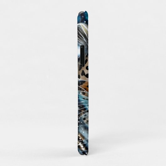 Steampunk Snow Leopard Case-Mate iPhone Hülle (Hinten/Rechts)