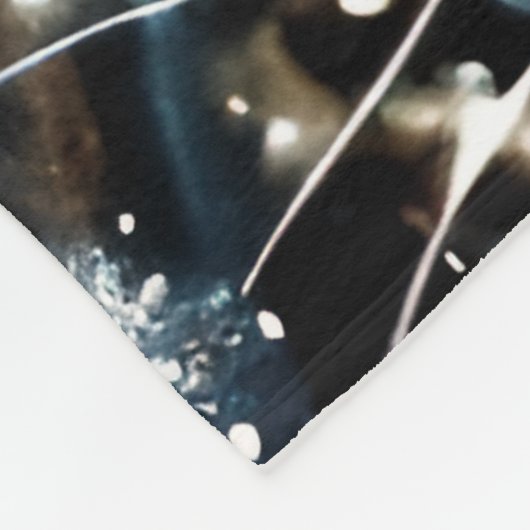 Steampunk Snow Leopard Fleecedecke (Ecke)