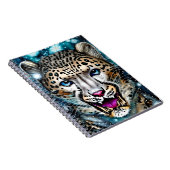 Steampunk Snow Leopard Notizblock (Rechte Seite)
