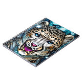Steampunk Snow Leopard Notizblock (Linke Seite)