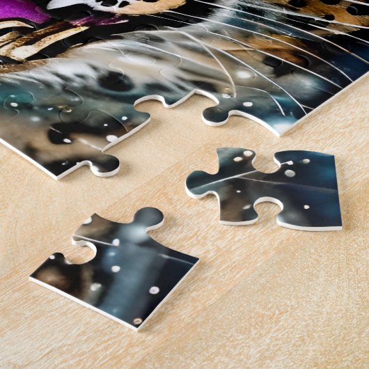 Steampunk Snow Leopard Puzzle (Seite)