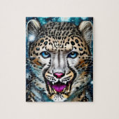 Steampunk Snow Leopard Puzzle (Vertikal)