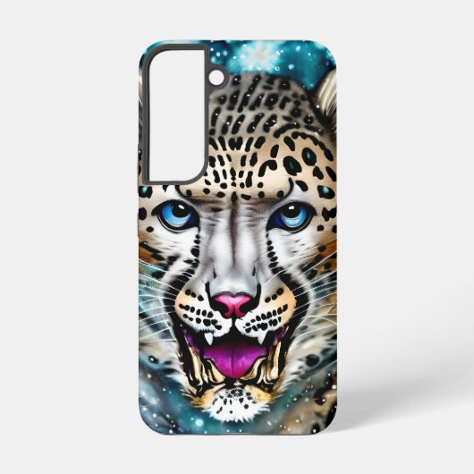 Steampunk Snow Leopard Samsung Galaxy Hülle (Rückseite)